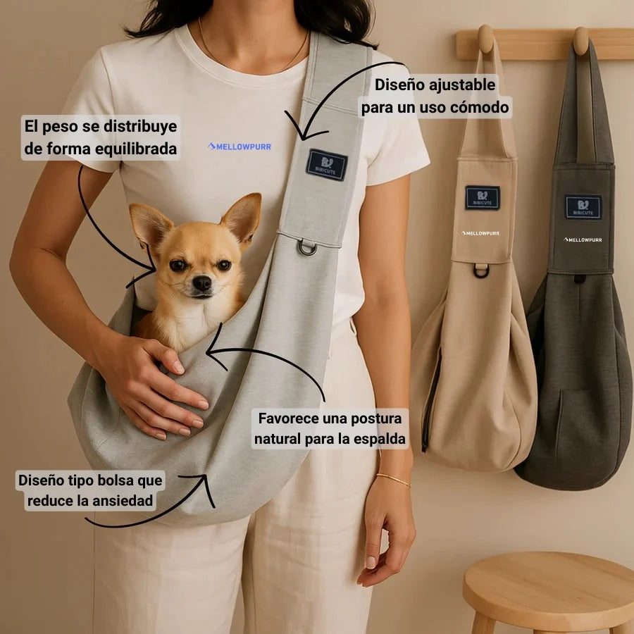Bandolera de transporte para perros pequeños